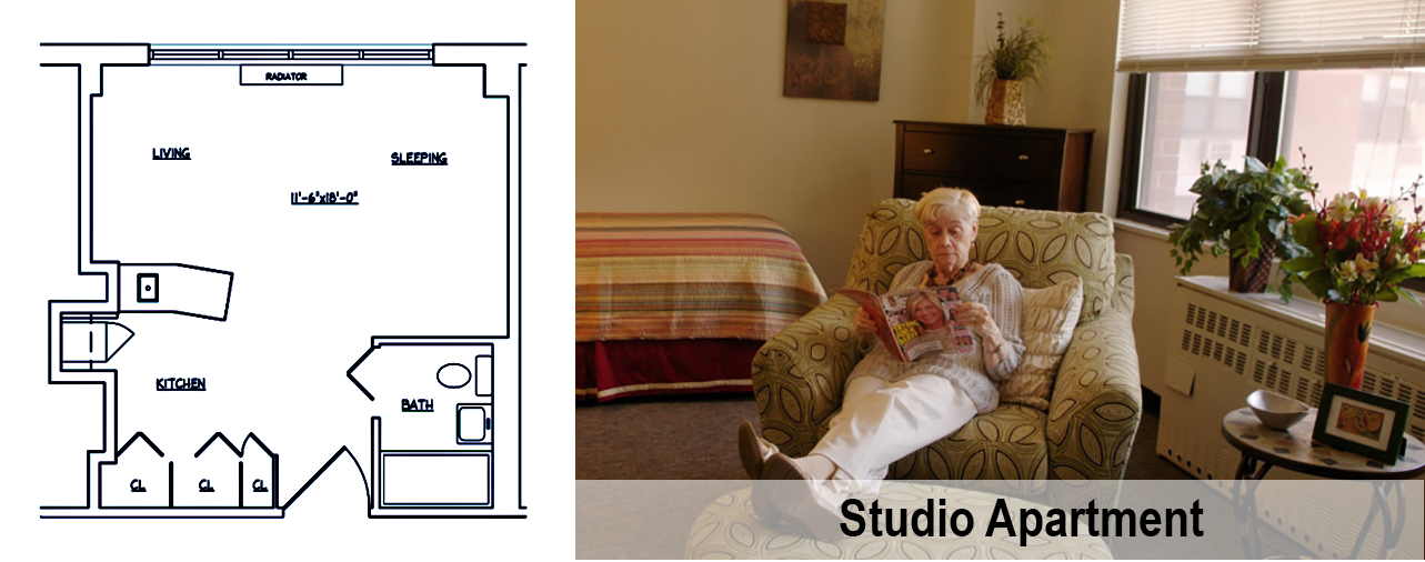 Kittay Senior Apartments - Studio Apartment
