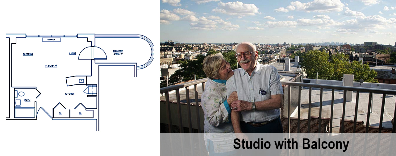 STUDIO + BALCONY – $2,589